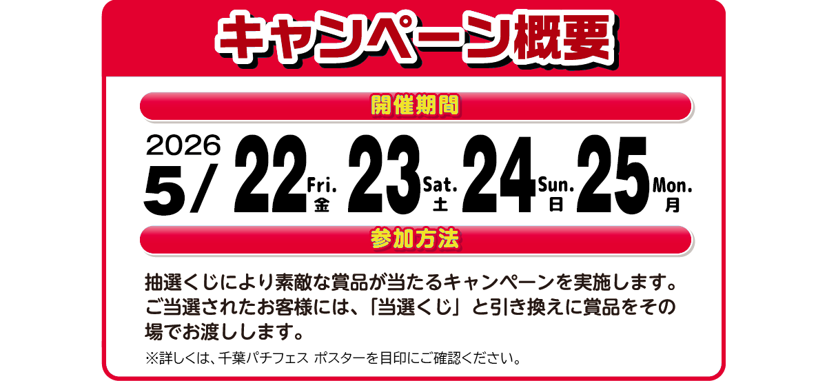 第36回千葉パチンコパチスロファンフェスティバル